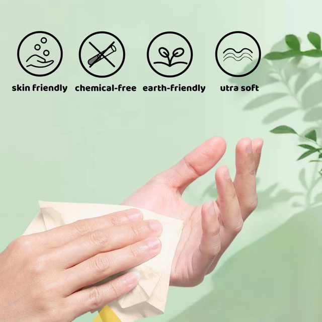 Alt view image 6 of 7 - Bamboo Toilet Paper, 4-Ply, 18 Rolls, 200 Sheets Per Roll, Total 3600 Sheets, Unbleached, Sustainable and Tree Free, Soft, Strong, Earth-Friendly