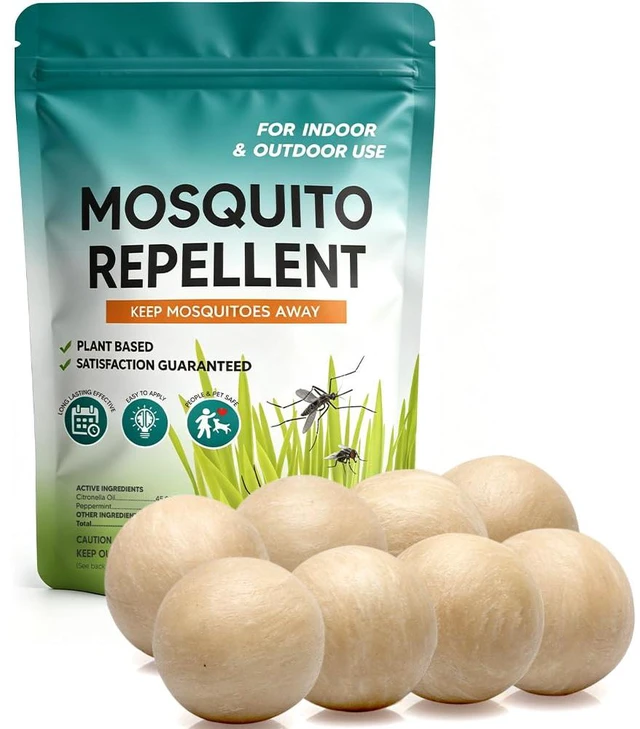 Main image of Mosquito Repellent Outdoor Patio, Mosquito Repellent Indoor 8P | Mosquito Repellent Balls, Mosquito Repellent for Room, Mosquito Deterrent for Yard, Covers 120 Sq Ft, 60 Days Protection