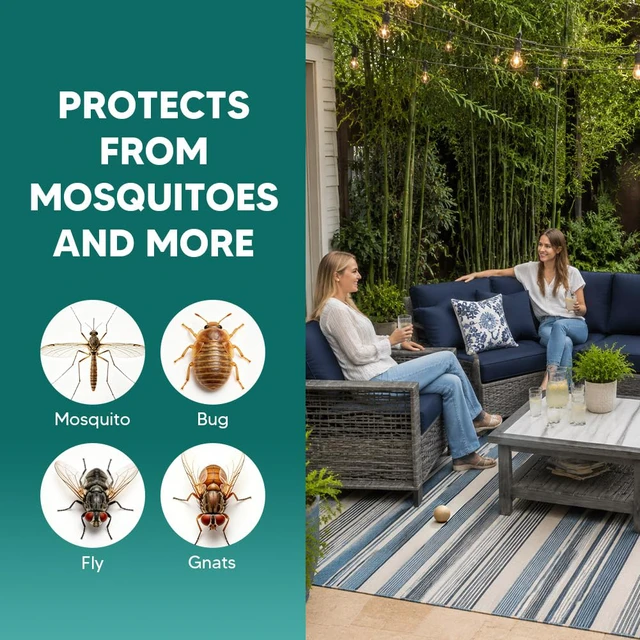Alt view image 2 of 7 - Mosquito Repellent Outdoor Patio, Mosquito Repellent Indoor 8P | Mosquito Repellent Balls, Mosquito Repellent for Room, Mosquito Deterrent for Yard, Covers 120 Sq Ft, 60 Days Protection