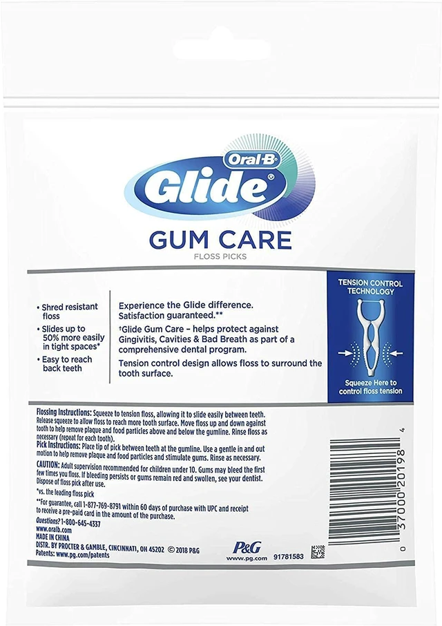 Alt view image 2 of 7 - Oral-B Glide Floss Picks-30 Count, Unflavored (Pack of 6)