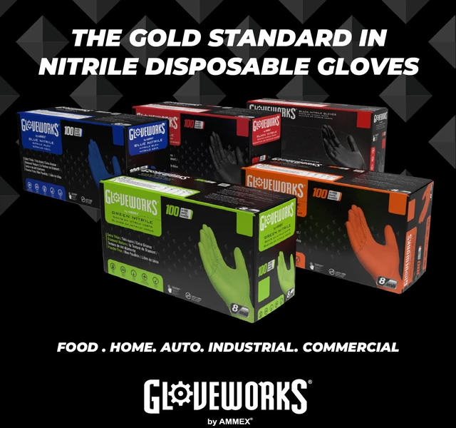 Alt view image 7 of 7 - Nitrile Gloves Disposable 5 mil Black Size Large Box of 100 | Ideal for Cooking Food Prep Business and Household Use, Bulk Purchasing Options, Suitable for Extended Duration Use