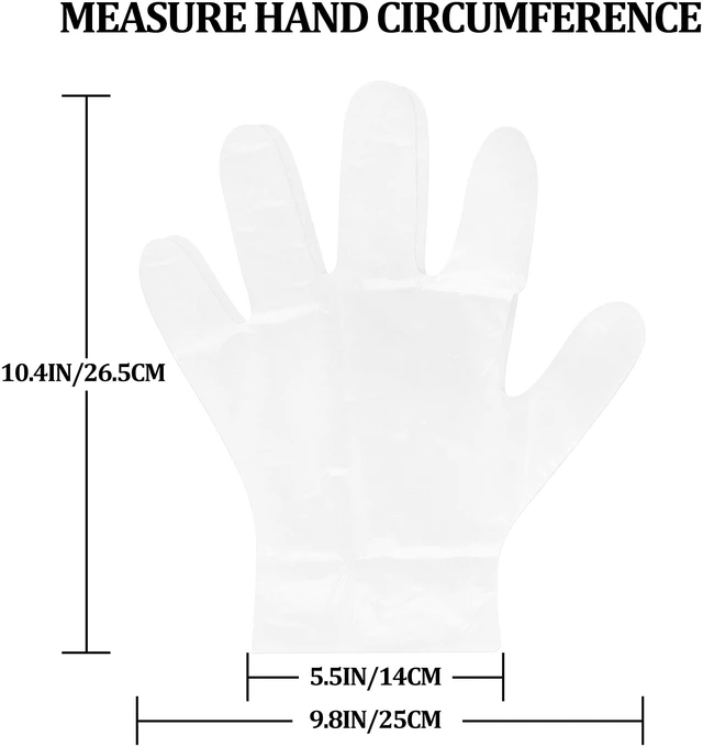 Alt view image 2 of 7 - Disposable Gloves, 1000 Pcs Plastic Gloves for Kitchen Cooking Cleaning Food Handling