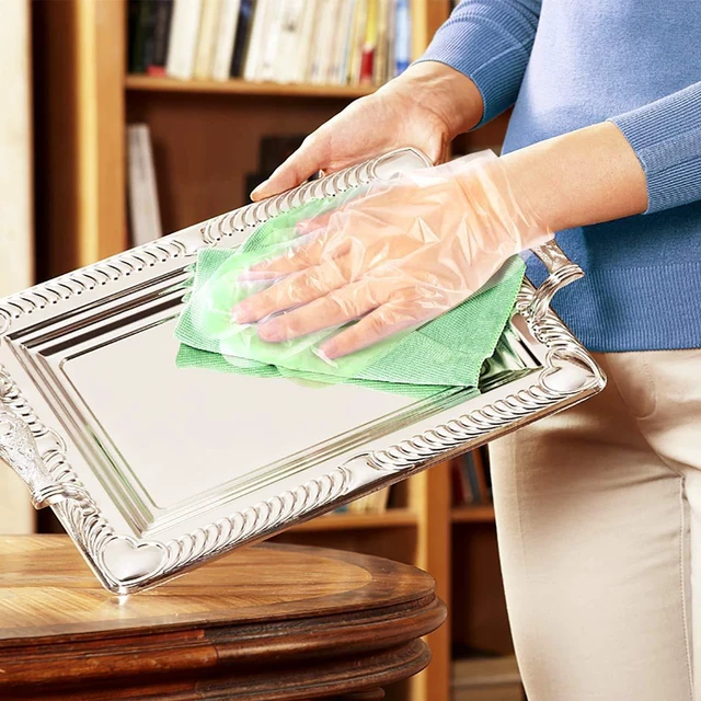 Alt view image 5 of 7 - Disposable Gloves, 1000 Pcs Plastic Gloves for Kitchen Cooking Cleaning Food Handling