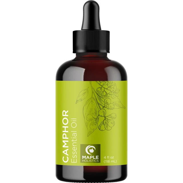 Alt view image 7 of 7 - Pure Undiluted Camphor Essential Oil - 100% Pure Camphor Oil for Aromatherapy and Beauty DIYs Great for Soothing Skin and Clearing Chest - Outdoor Diffuser Oil for Patios and Porches (4 Fl Oz)
