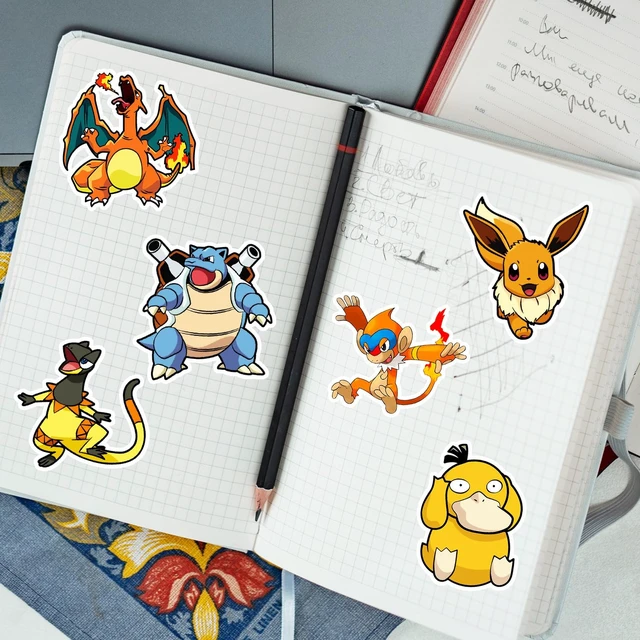 Alt view image 7 of 7 - 200 PCS Cartoon Monster Stickers, Anime Stickers,Hot Cartoon Vinyl Sticker for Water Bottle Laptop Phone Scrapbooking for Party Decor