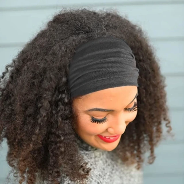 Alt view image 7 of 7 - 10 PCS Extra Wide Turban Headbands for Women, Non-Slip Head Bands | Soft Stretch Fabric, African Turban Style, Boho Head Wrap, Hair band for Yoga, Workout, Daily Wear & Travel (Pink)