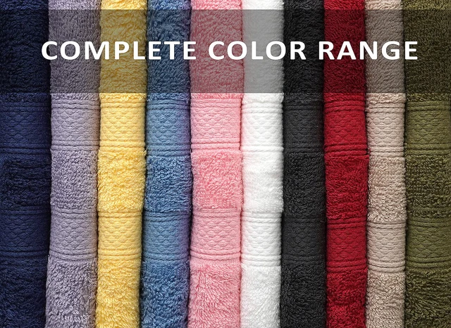 Alt view image 2 of 7 - Classic Hand Towels Pack of 10 (16 x 28 Inches) 100% Ring Spun Cotton Light Weight & Super Absorbent, Fast Drying Hand Towels for Bathroom, Hotels, Travel and Spa (Assorted)