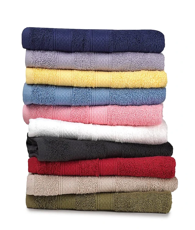 Alt view image 3 of 7 - Classic Hand Towels Pack of 10 (16 x 28 Inches) 100% Ring Spun Cotton Light Weight & Super Absorbent, Fast Drying Hand Towels for Bathroom, Hotels, Travel and Spa (Assorted)