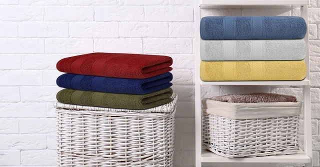 Alt view image 6 of 7 - Classic Hand Towels Pack of 10 (16 x 28 Inches) 100% Ring Spun Cotton Light Weight & Super Absorbent, Fast Drying Hand Towels for Bathroom, Hotels, Travel and Spa (Assorted)