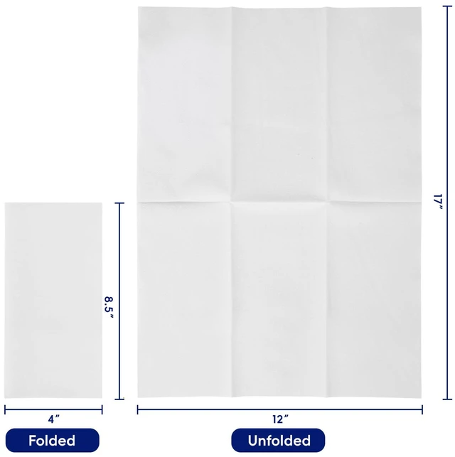 Alt view image 3 of 7 - 200 Pack Disposable Guest Towels Soft and Absorbent Linen Feel Paper Hand Towels Decorative Bathroom Hand Napkins for Kitchen, Parties, Weddings,Halloween