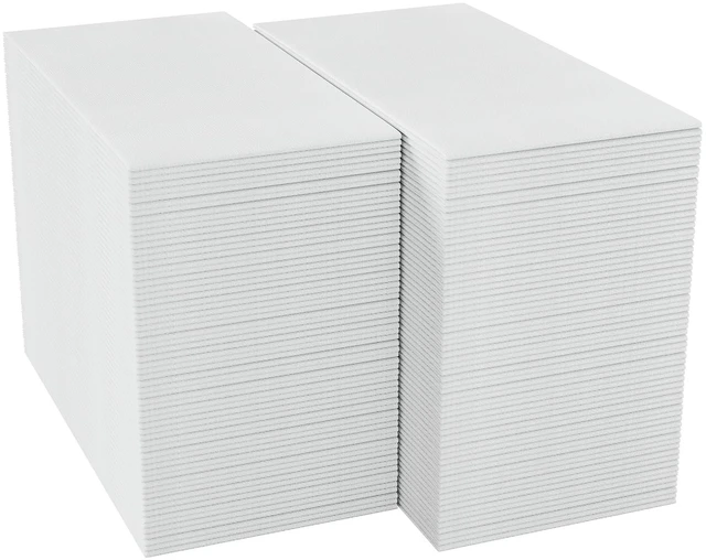 Main image of 200PACK Disposable Hand Towels for Bathroom, Soft and Absorbent Paper Guest Towels Disposable Decorative Bathroom Hand Napkins for Kitchen, Parties, Weddings, Dinners