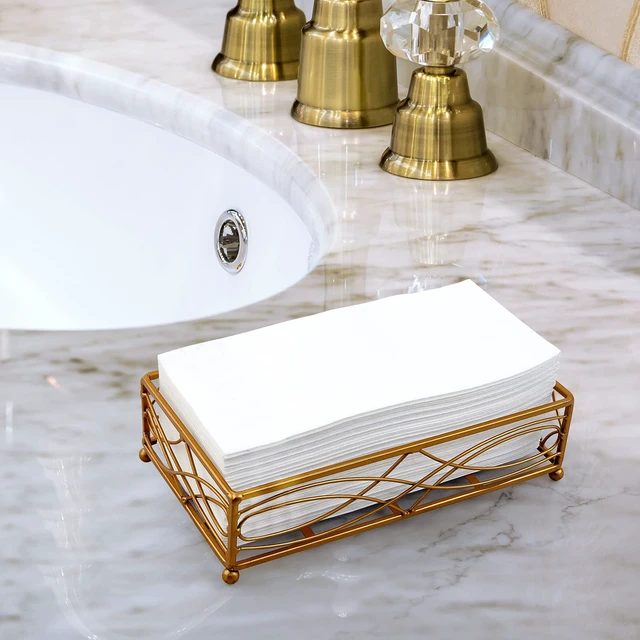 Alt view image 4 of 7 - 200PACK Disposable Hand Towels for Bathroom, Soft and Absorbent Paper Guest Towels Disposable Decorative Bathroom Hand Napkins for Kitchen, Parties, Weddings, Dinners