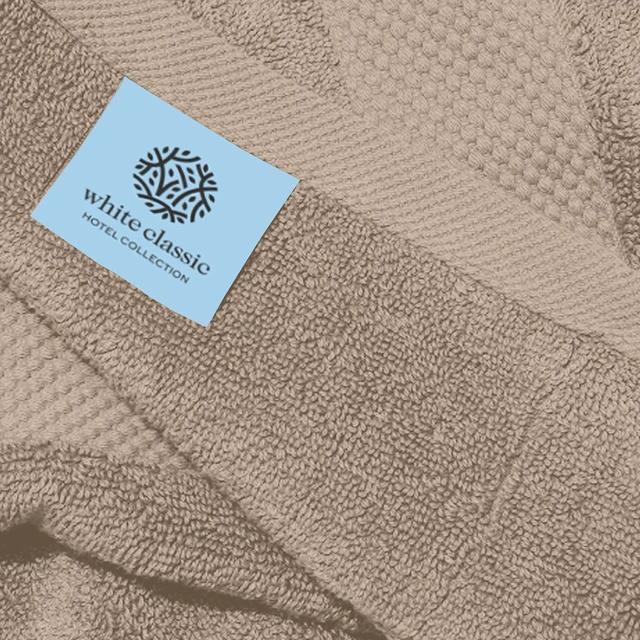 Alt view image 5 of 7 - Luxury Taupe Hand Towels - 100% Turkish Cotton, 16x30, 6 Pack | Soft, Highly Absorbent 650 GSM Bathroom Hand Towels for Spa, Hotel, Salon, Premium Hotel Collection