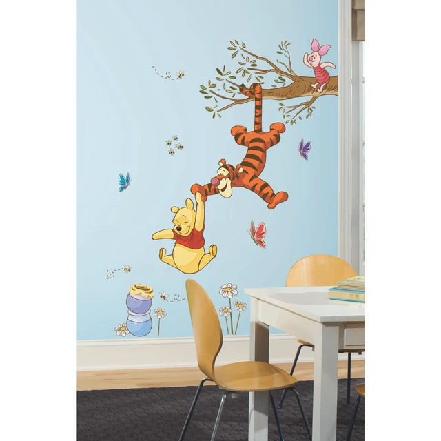 Alt view image 2 of 3 - Disney Winnie The Pooh Swinging For Honey Giant Peel and Stick Wall Decals , RMK2463GM