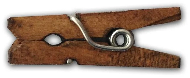 Main image of Wooden Mini Clothespins 500 Per Pack 1" 2.5cm (Jacobean)