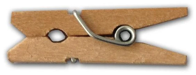 Main image of Wooden Mini Clothespins 500 Per Pack 1" 2.5cm (Natural)