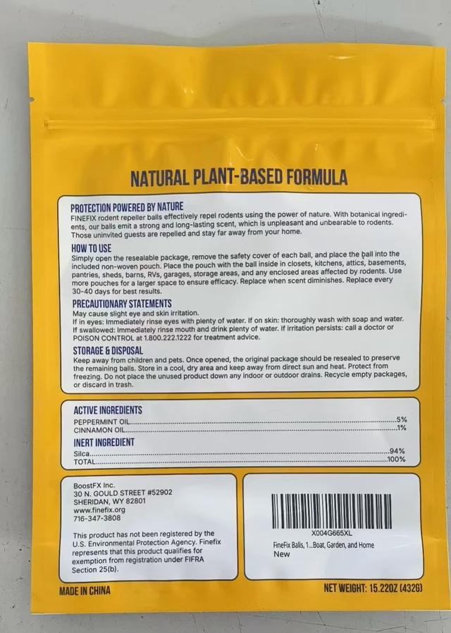Alt view image 7 of 7 - Mothballs, 12 Pack Mouse Repellent Balls, Plant-Based Formula | Rodent repellent balls, Natural Rat and Mice Deterrent, Get Rid of Rodents from Garage, RV, Barn, Boat, Garden, and Home