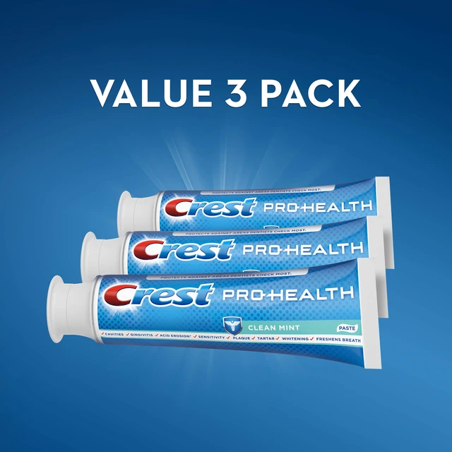 Alt view image 6 of 7 - Pro-Health Smooth Formula Toothpaste, Clean Mint, 4.6 oz, Pack of 3 (Packaging May Vary)