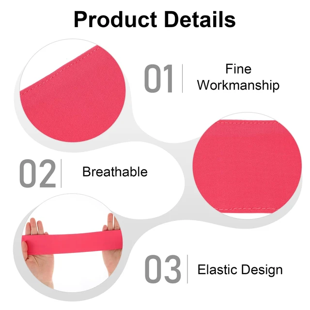 Alt view image 3 of 7 - 24 Pack Tie Headbands for Men Women, Sports Athletic Headbands Bulk Polyester Elastic Bandana Sweatbands for Tennis Karate Running Basketball Yoga Workout (12 Colors, 40 x 2.2)