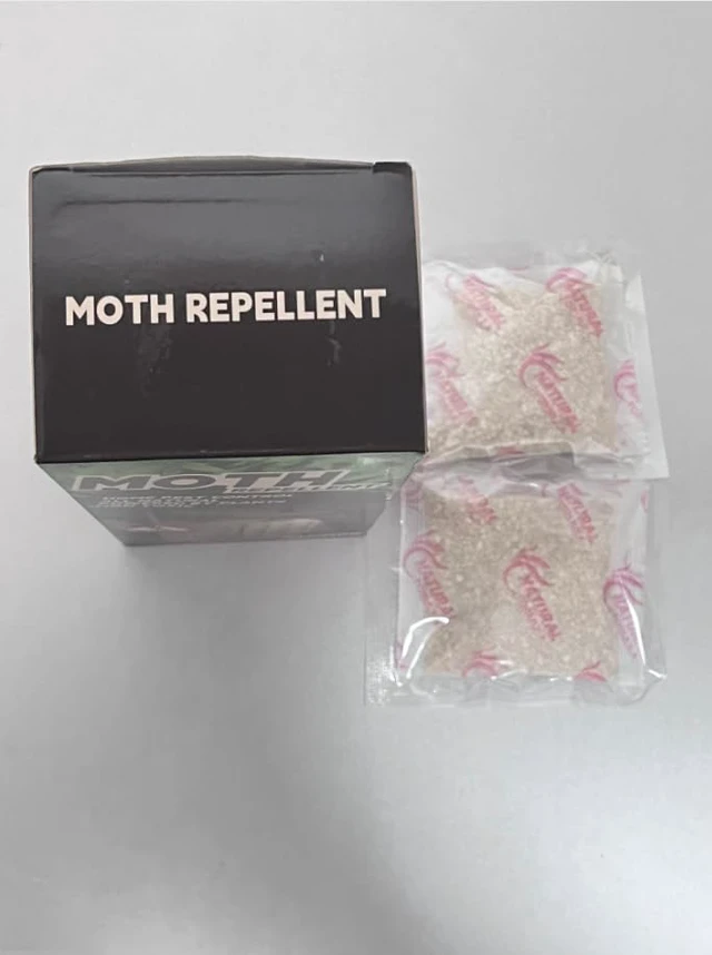 Alt view image 7 of 7 - 10 Pack Natural Moth Repellent for Clothes Indoor Use, Alternative Moth Balls Moth Traps for Clothes, Peppermint and Thyme Essential Oils Effectively Keep Moths Away from Closet Drawers Woolen Silk