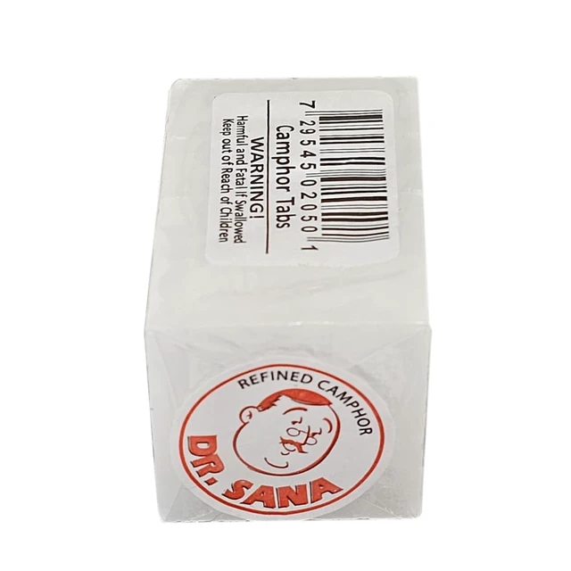 Alt view image 4 of 6 - Refined Camphor Block. Multi-Use. Prevents Musty Odors, Stops Silverware and Tools from Rusting. 1 Block. 4 Tablets. Pack of 12