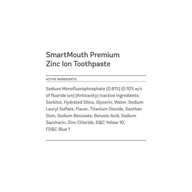 Alt view image 2 of 6 - Anti-Cavity + Zinc Toothpaste, 6 oz, 2-Pack | Fluoride Toothpaste, Cavity Prevention, Remineralizes Enamel, Sensitive Whitening, Alcohol-Free, Sugar-Free, and Gluten-Free