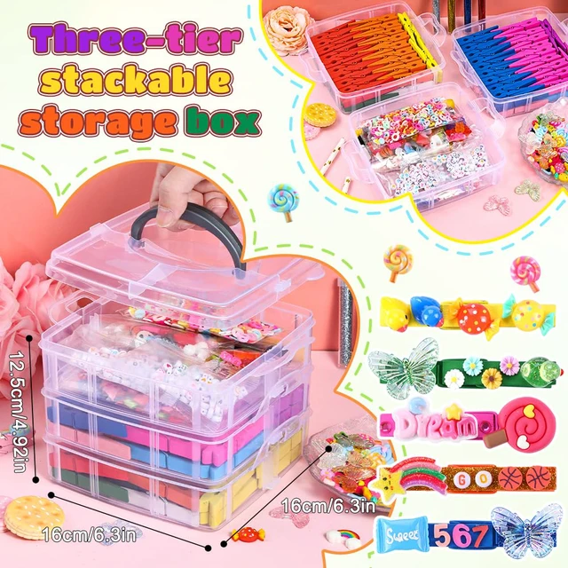 Alt view image 4 of 7 - 100 Set Cheer Pins Spirit Clips Clothes Pins Kit with Storage Box | 100 Colored Wooden Clothes Pins with Box 128 Mini Resin Animals Bows Over 350 Beads for Backpacks Ribbon Team Cheer Gift Bulk
