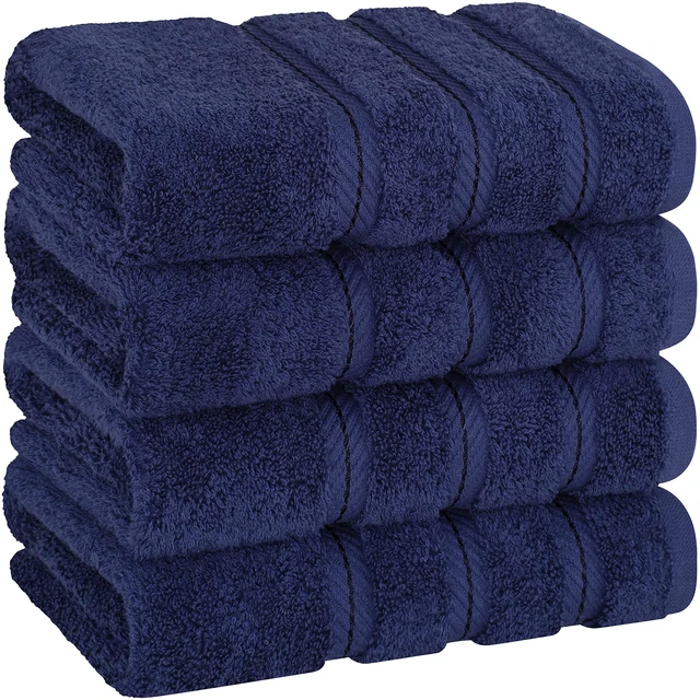 Main image of 100% Cotton Luxury Turkish Towels, 4 PC Hand Towel Set | Soft Absorbent Quick Dry OEKO Tex Standard 100 Certificated Durable Machine Washable Premium Hotel Quality
