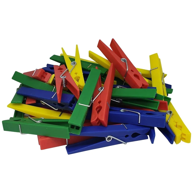 Alt view image 2 of 2 - Plastic Clothespins (20649)
