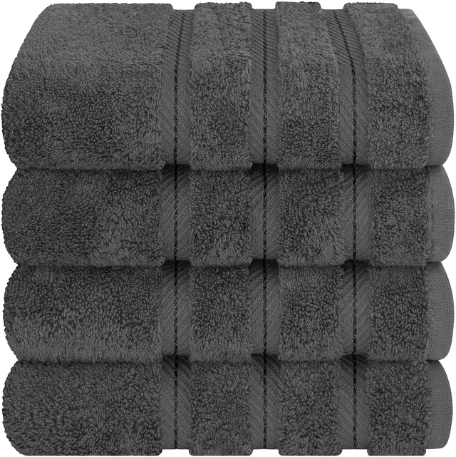 Alt view image 7 of 7 - 100% Cotton Luxury Turkish Towels, 4 PC Hand Towel Set | Soft Absorbent Quick Dry OEKO Tex Standard 100 Certificated Durable Machine Washable Premium Hotel Quality