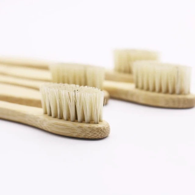 Alt view image 4 of 6 - Bamboo Toothbrush Boar Bristles 100% Biodegradable and Natural 8 Pieces of One Pack