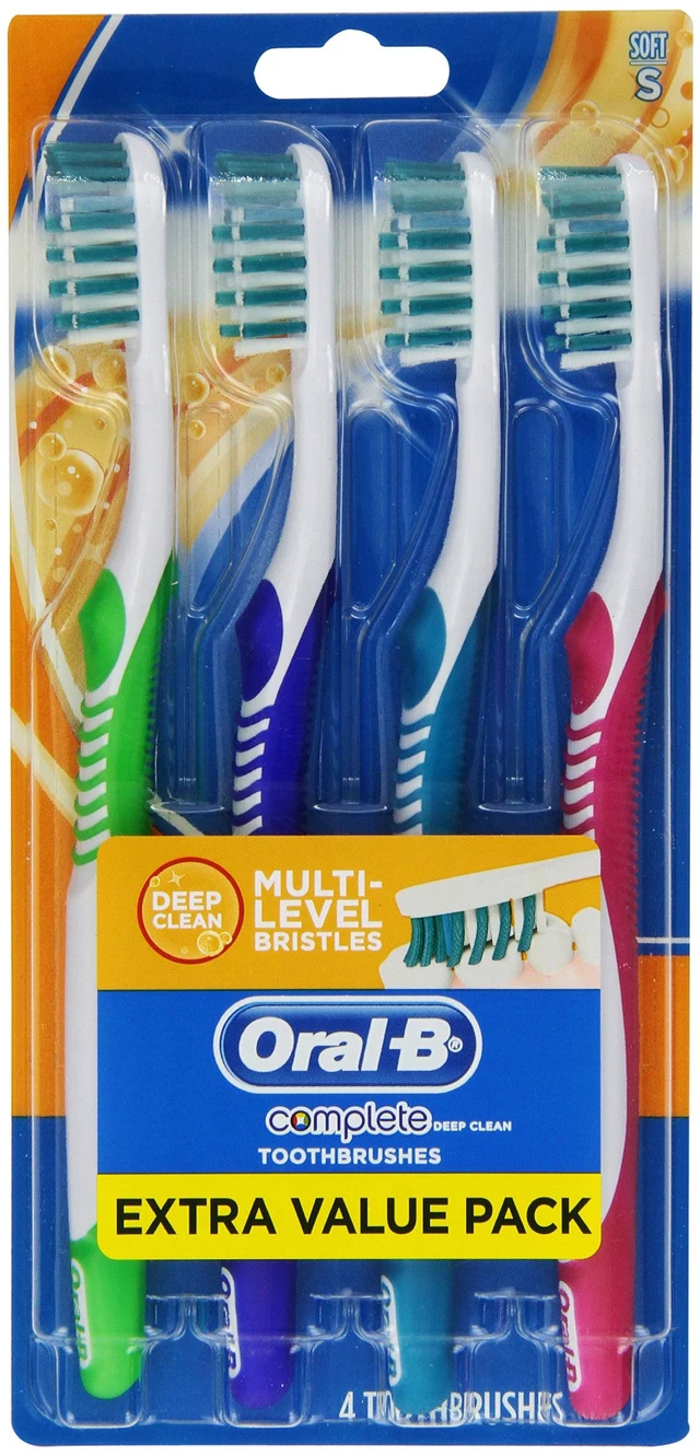 Main image of Complete Deep Clean Soft Bristles Toothbrush 4 Count