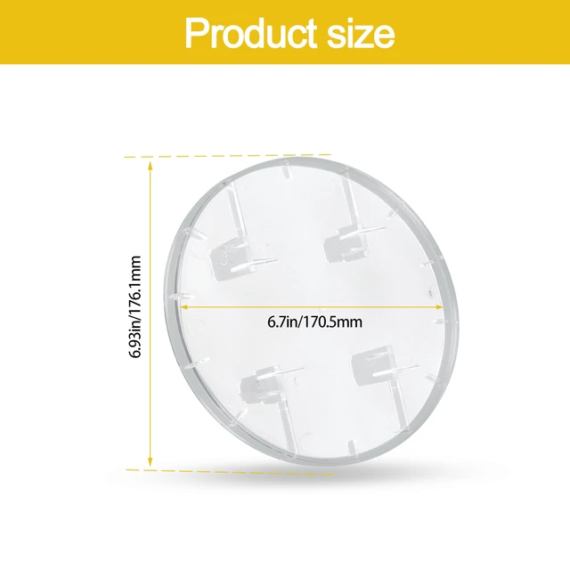 Alt view image 2 of 6 - Plastic Meter Blank replacement for Milbank 6002 | Electric Meter Covers Plastic Electric Meter Cover Plate (6 pack)