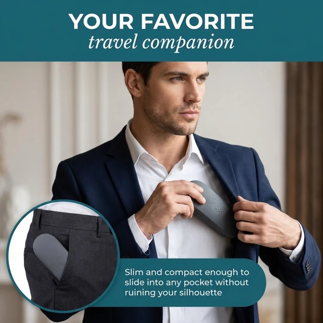 Alt view image 3 of 7 - Slim Hard Eyeglass Case Stainless Steel Shell with Vegan Leather & Elastic Mesh Interior Thin Portable Glasses Case for Men & Women Crush-Resistant Hard Shell