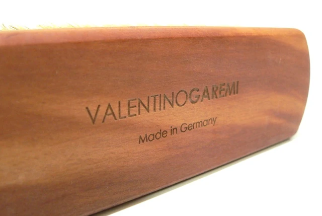 Alt view image 3 of 7 - Premium Shoe Polish Brush High-Density Horsehair Brush for Deep Shine & Leather Care Large Wooden Handle Made in Germany (Light Bristles)