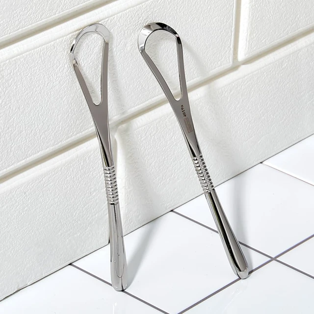 Alt view image 4 of 7 - IBANCOOL Tongue Scraper 316L Stainless Steel Tongue Cleaner with Ergonomic Design to Minimize Gag Reflex, Deep Cleaning Tool, Made in Korea (Basic type for Teens)