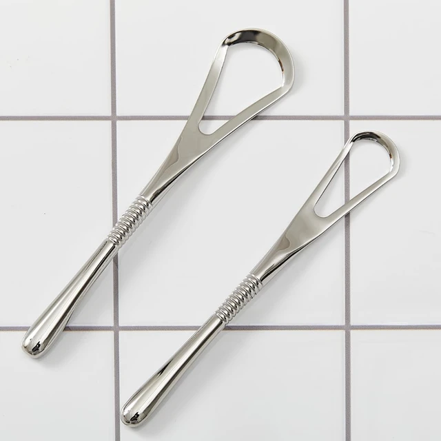Alt view image 5 of 7 - IBANCOOL Tongue Scraper 316L Stainless Steel Tongue Cleaner with Ergonomic Design to Minimize Gag Reflex, Deep Cleaning Tool, Made in Korea (Basic type for Teens)