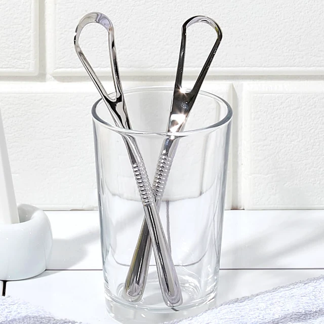 Alt view image 6 of 7 - IBANCOOL Tongue Scraper 316L Stainless Steel Tongue Cleaner with Ergonomic Design to Minimize Gag Reflex, Deep Cleaning Tool, Made in Korea (Basic type for Teens)