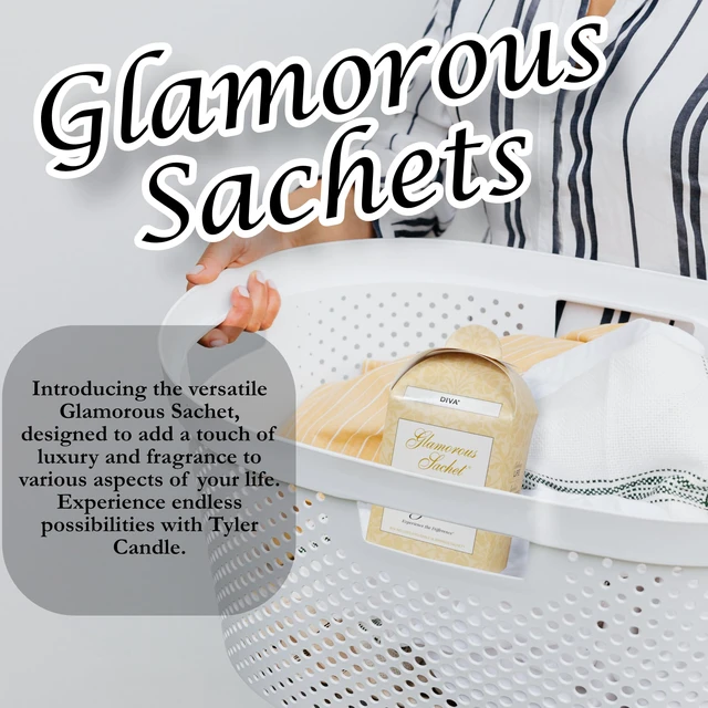 Alt view image 6 of 7 - Tyler Candle Diva Dryer Sachets, 8 Glamorous Reusable Dryer Sachets, 2 Pack (4 per Pack) Bundle with Stain Remover Pen, Home Laundry Softener Sheets, Scent for Clean Fabric Detergent Beads