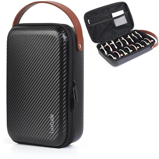 Main image of Travel Sunglasses Organizer Case, Hard Shell Sunglasses Travel Case | Glasses Case Multiple Pairs w/Adjustable Slots, Sunglass Storage Organizer for Women Men/Camping/Road Trip/Beach etc.