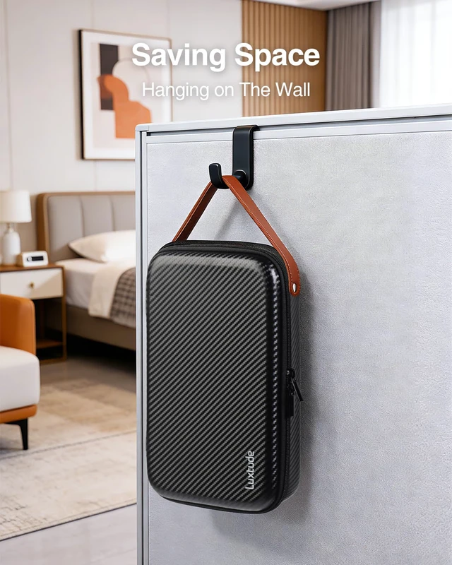 Alt view image 4 of 7 - Travel Sunglasses Organizer Case, Hard Shell Sunglasses Travel Case | Glasses Case Multiple Pairs w/Adjustable Slots, Sunglass Storage Organizer for Women Men/Camping/Road Trip/Beach etc.
