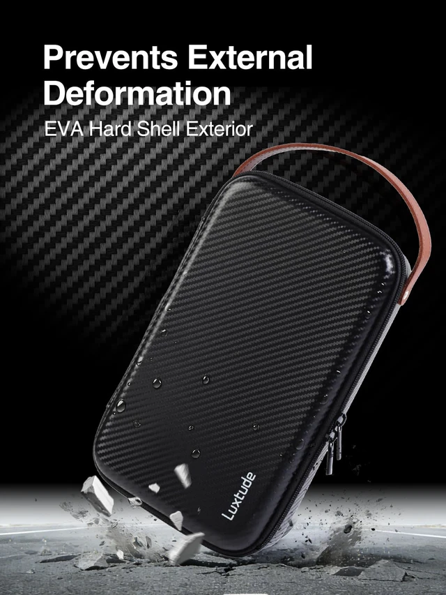 Alt view image 5 of 7 - Travel Sunglasses Organizer Case, Hard Shell Sunglasses Travel Case | Glasses Case Multiple Pairs w/Adjustable Slots, Sunglass Storage Organizer for Women Men/Camping/Road Trip/Beach etc.