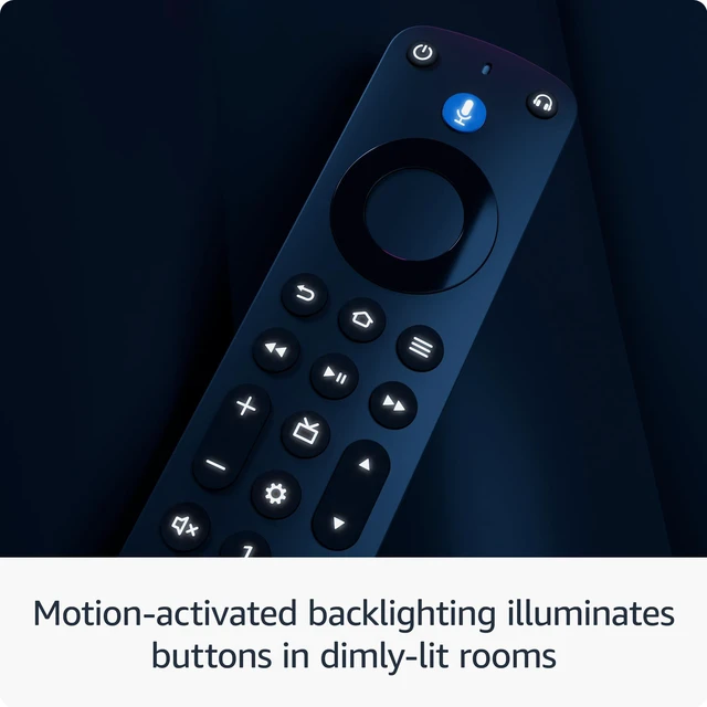 Alt view image 3 of 6 - Fire TV Alexa Voice Remote Pro (newest model) with remote finder, TV controls, and backlit buttons
