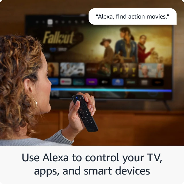 Alt view image 5 of 6 - Fire TV Alexa Voice Remote Pro (newest model) with remote finder, TV controls, and backlit buttons