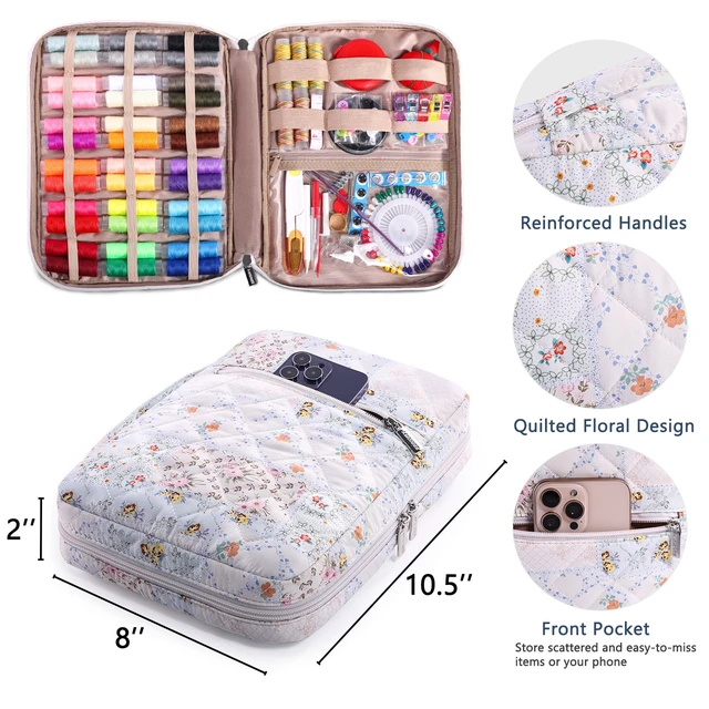 Alt view image 5 of 7 - Complete Sewing Kit for Adults with 230pcs Cute Sewing Supplies Kit | Beginner sewing set with organizer case,needle and thread kit,sewing accessories; sewing starter set for home, travel,Teen