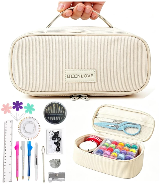 Main image of Large Sewing Kit for Adults, Hand Needle and Thread Kit for Sewing | Newly Upgraded Premium Sewing Supplies Set, Professional Sewing Supplies Accessories Storage Bag for Travel Home Beginners