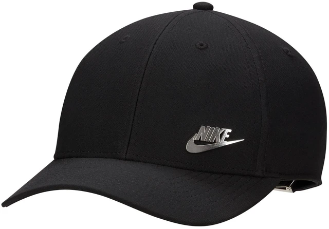 Main image of Dri-FIT Club Structured Metal Logo Cap, Black/Metallic Silver, 1SIZE