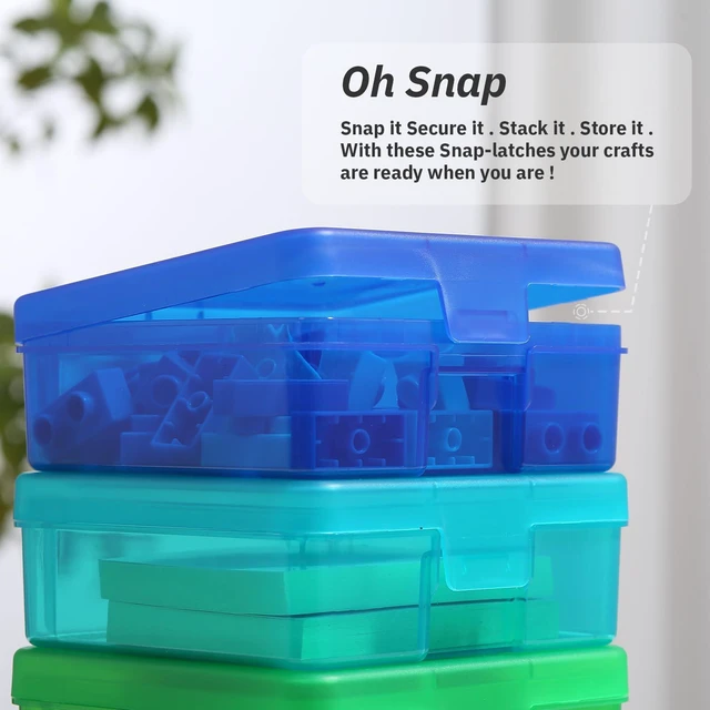 Alt view image 4 of 7 - Plastic Small Storage Containers for Organizing, Mini Tote Box | 18 Pack, Small Color, Task Boxes for Special Education, Board Game Storage Containers, Balloon Storage Organizer