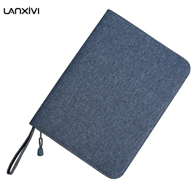 Alt view image 3 of 7 - 48 Fountain Pen Case Gray Organizer Bag, Waterproof Canvas Pen Display Holder with YKK zipper