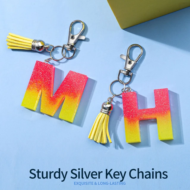 Alt view image 5 of 7 - 480PCS Lobster Claw Clasps and Key Rings, Keychain Making Kit - 240PCS Keychain Clips and 240PCS Key Chain Ring, Split Rings, for Key Chains, Crafts, Lanyard, Key, Jewelry Making